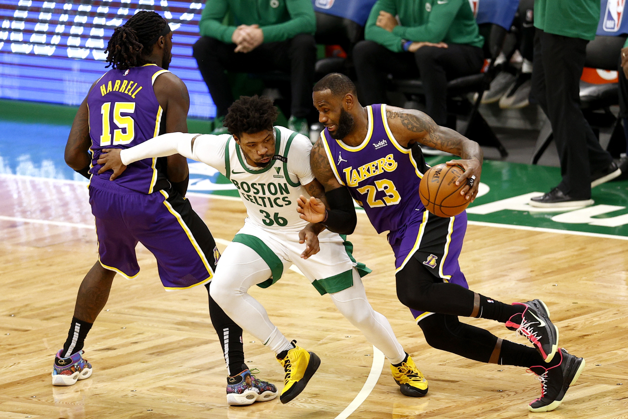 Marcus Smart Gets In the Boston Celtics' Box Score Without Even Playing