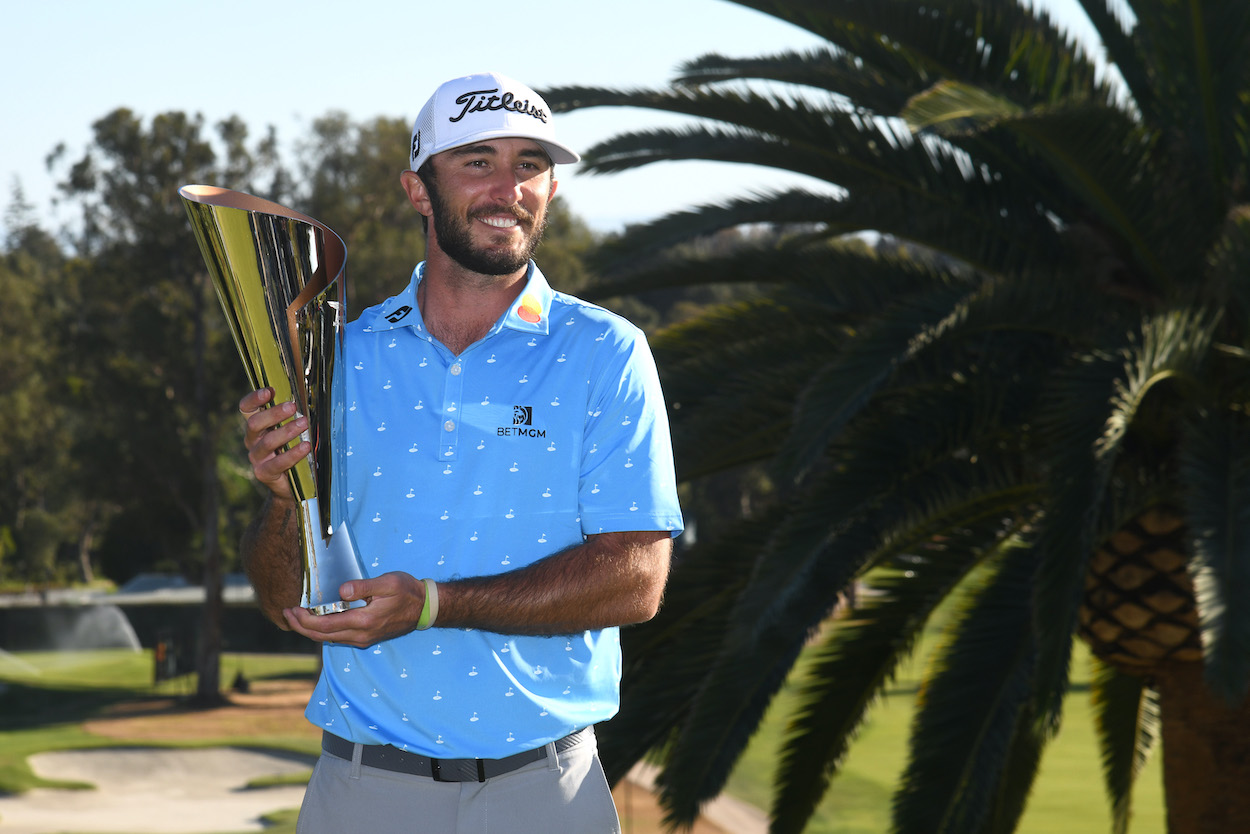 Max Homa celebrates his second PGA Tour win