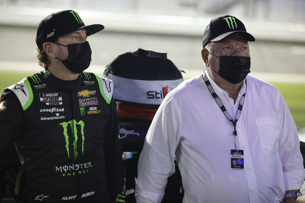 NASCAR driver Kurt Busch and team owner Chip Ganassi