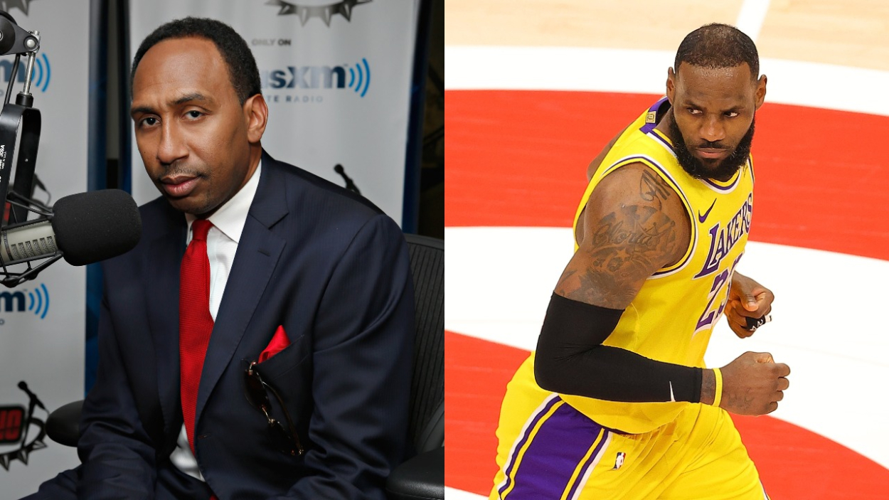 Stephen A. Smith Has a Strong Message About LeBron James' 'Courtside