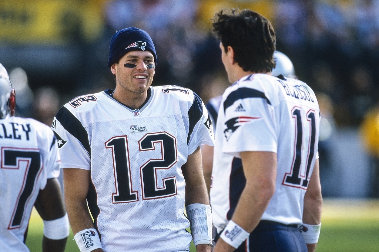 Tom Brady Drew Bledsoe New England Patriots