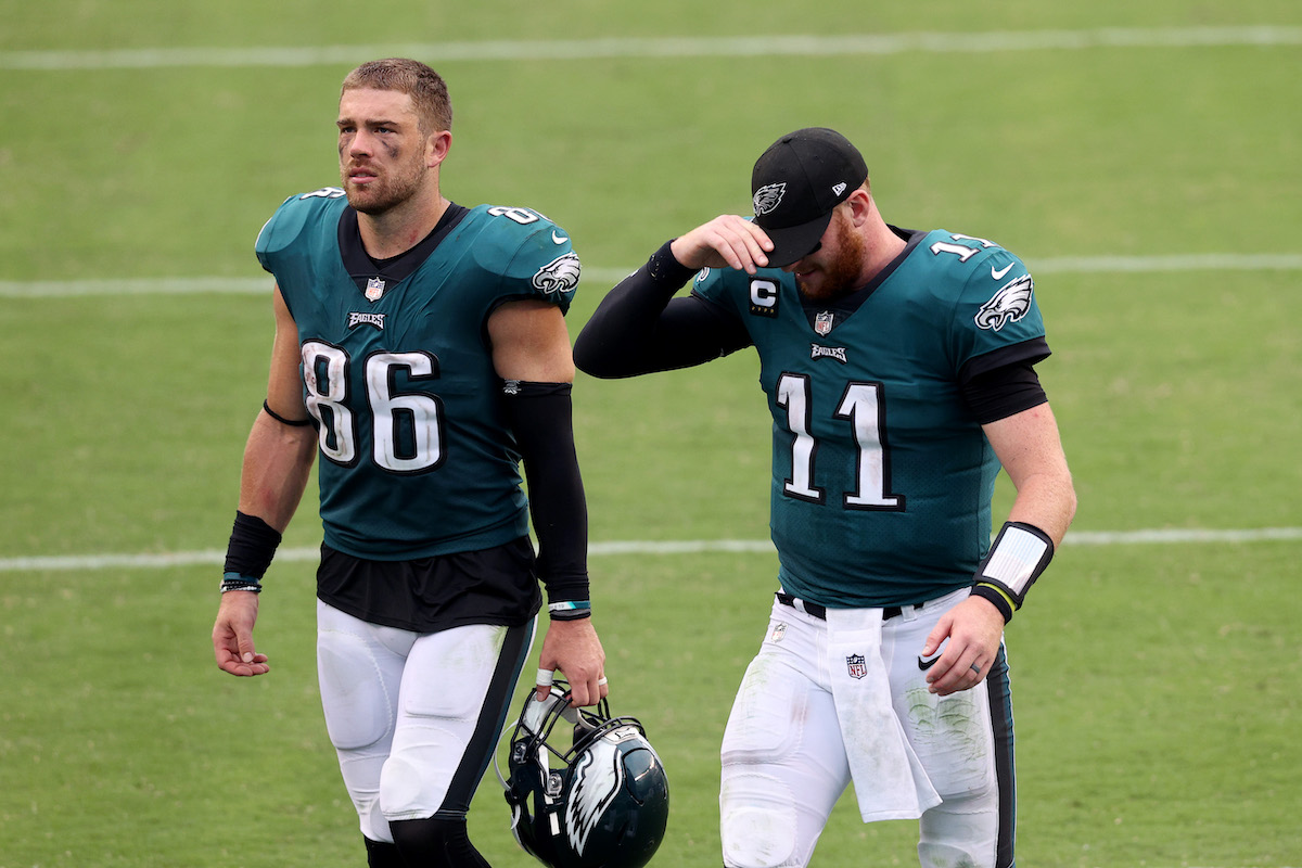 Carson Wentz’s Time With the Philadelphia Eagles May Truly Be Over if They Get Rid of His Favorite Target