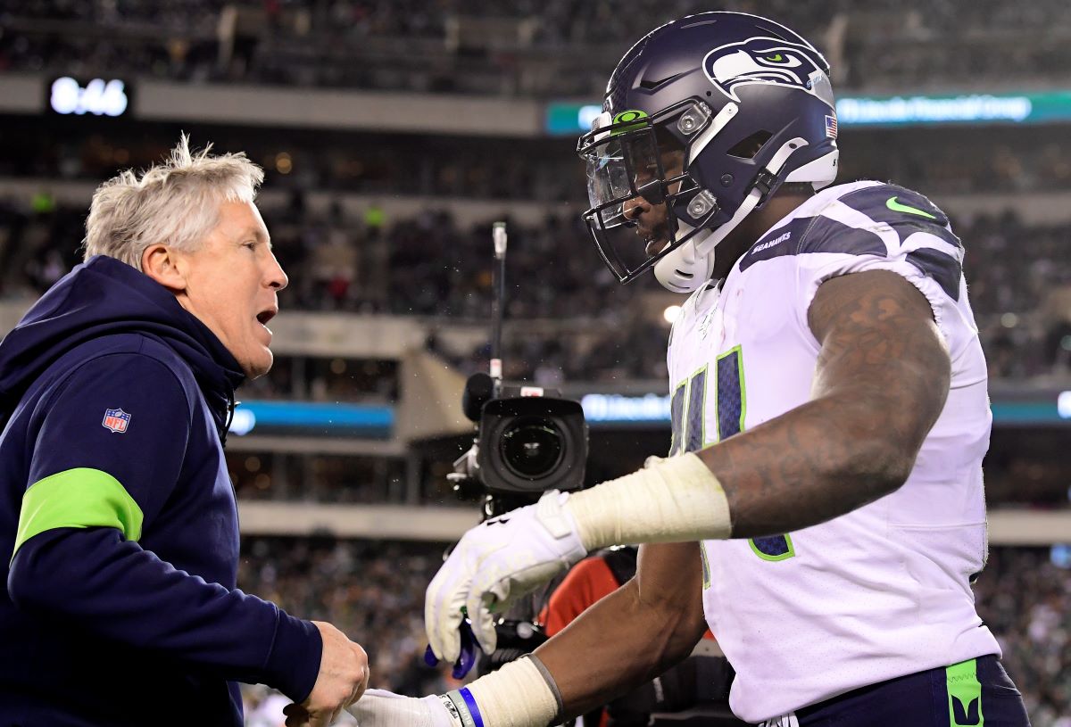 DK Metcalf, Pete Carroll, Seahawks