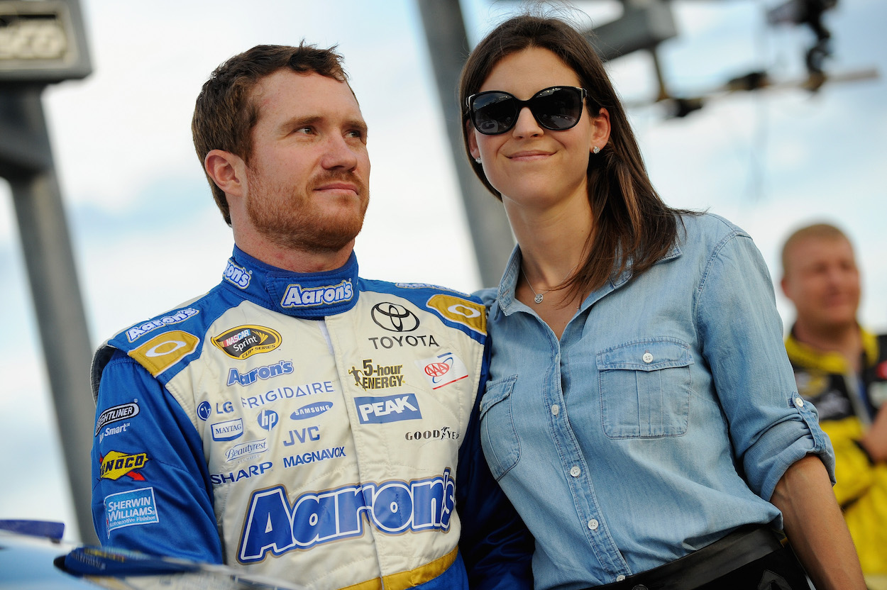 Brian Vickers with wife Sarah Kellen