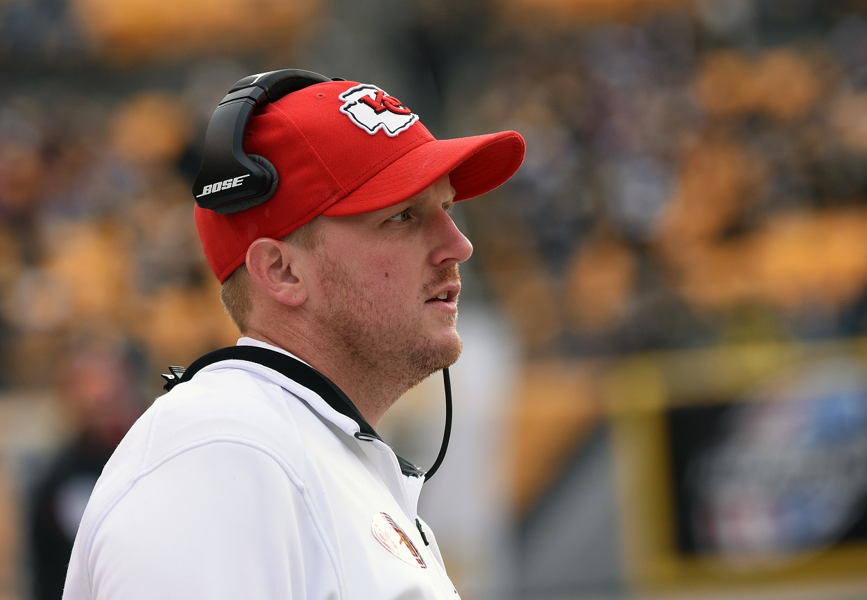 Now-former Kansas City Chiefs coach Britt Reid in 2014