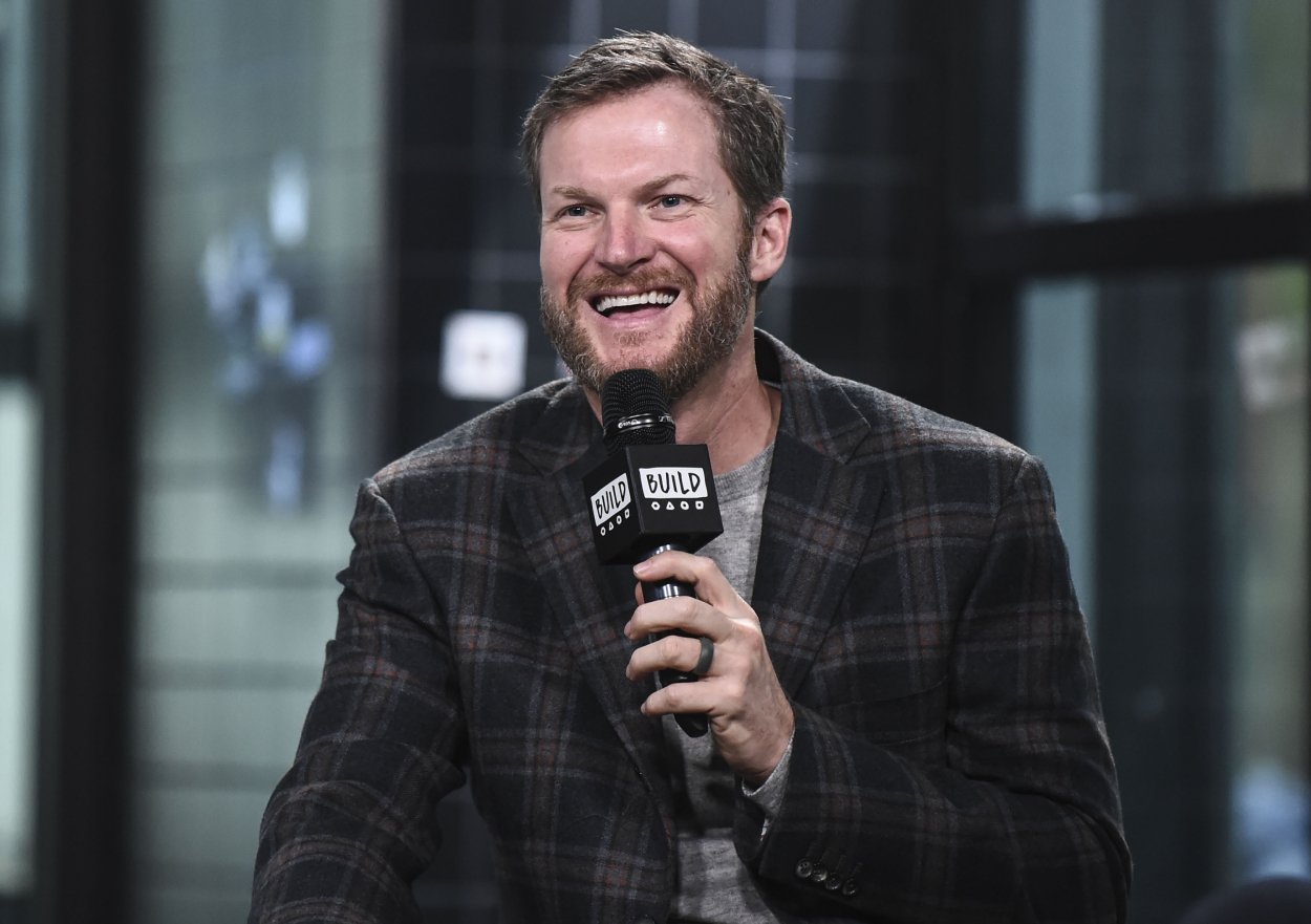 NASCAR legend Dale Earnhardt Jr. discussing his new book.