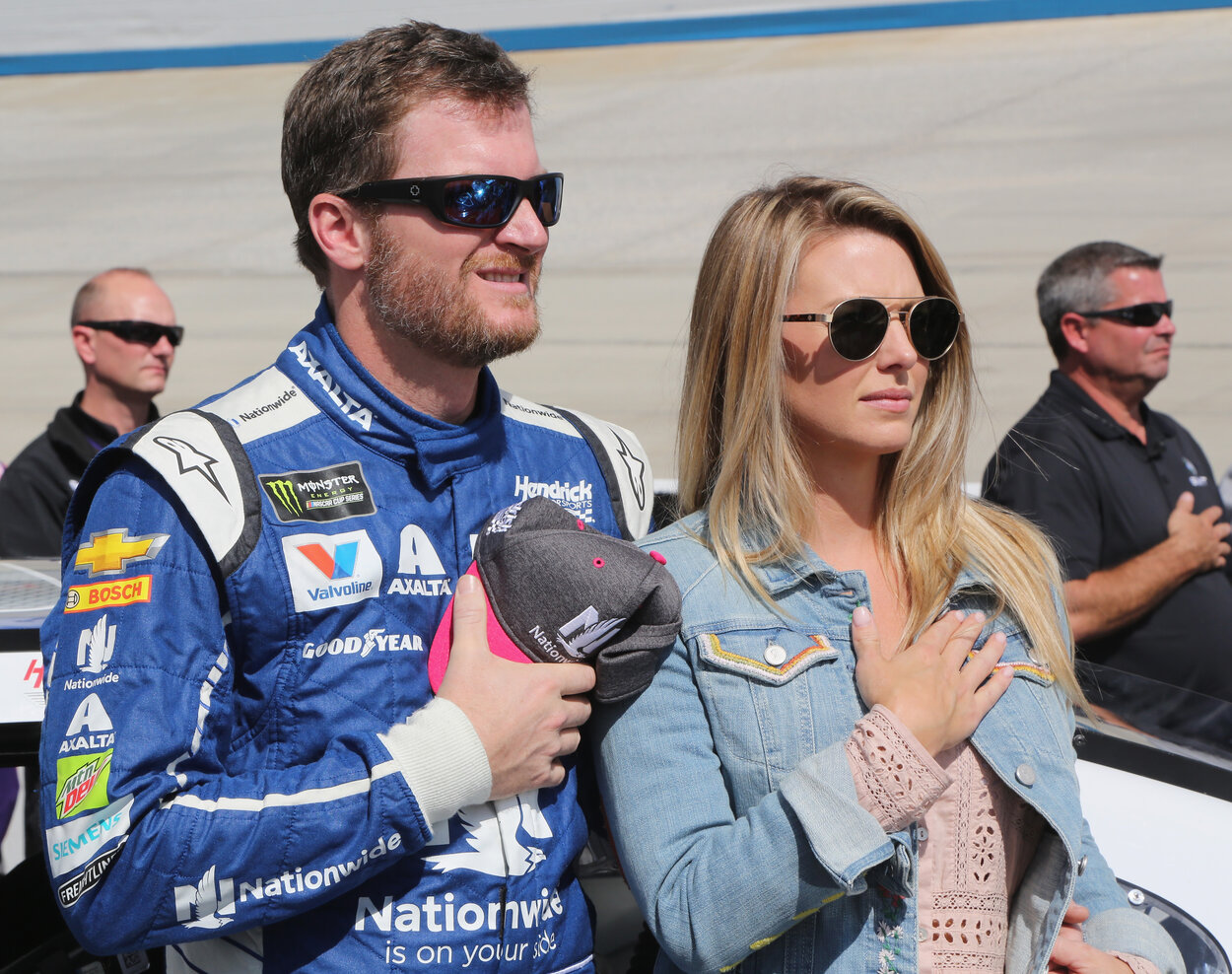 Dale Earnhardt Jr. and his wife, Amy, in 2017.