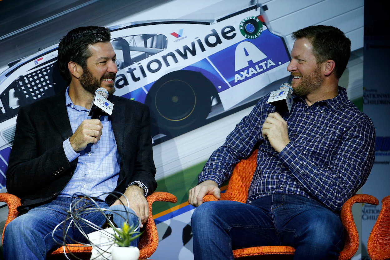 Dale Earnhardt Jr and Martin Truex Jr