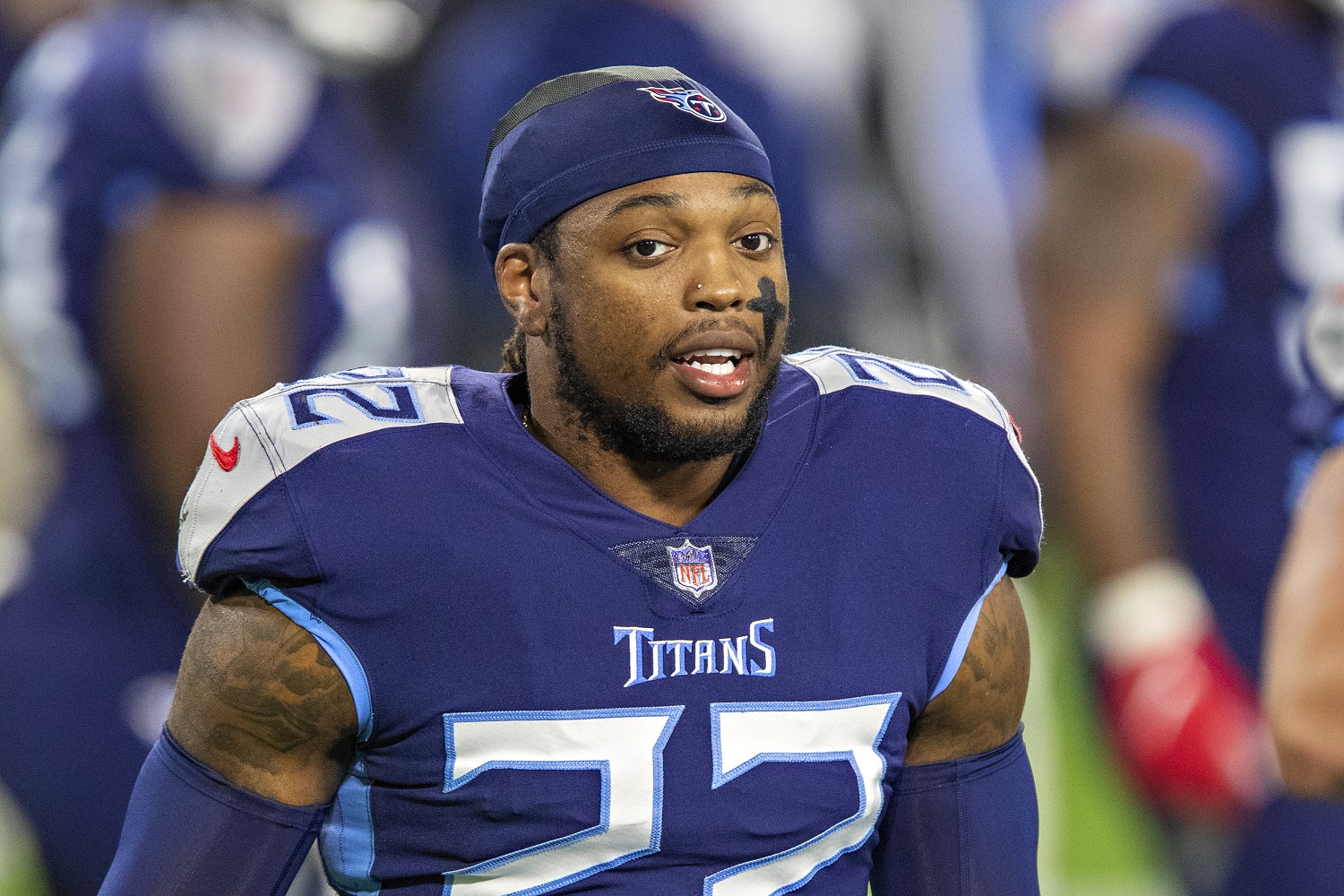 Derrick Henry of the Tennessee Titans has led NFL running backs in yardage and touchdowns the past two seasons.