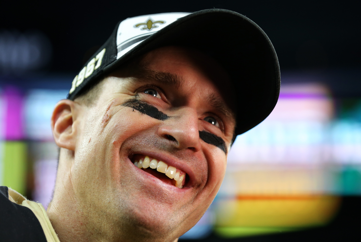 L'ancien quart-arrière des Saints Drew Brees, qui a récemment annoncé son intention de prendre sa retraite de la NFL.