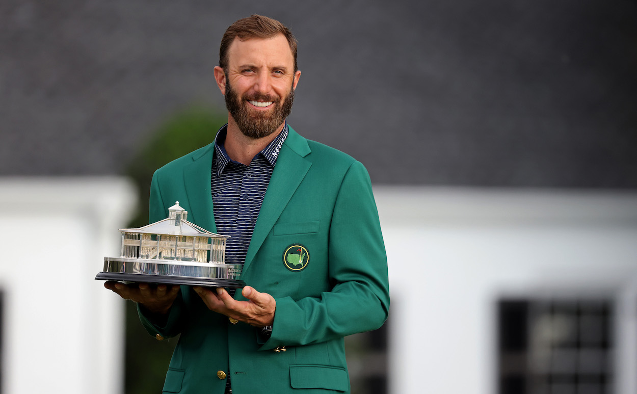 Dustin Johnson cruised to a record-setting victory at the Masters last November, but he was far more nervous than golf fans might've thought.
