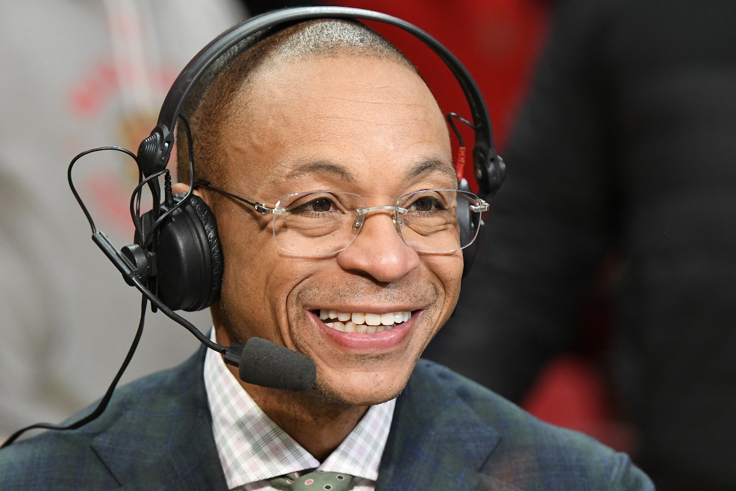 Gus Johnson says the worst hangover he's had came the day he called a college basketball game between Arizona and Coppin State in 1997. | Mitchell Layton/Getty Images.