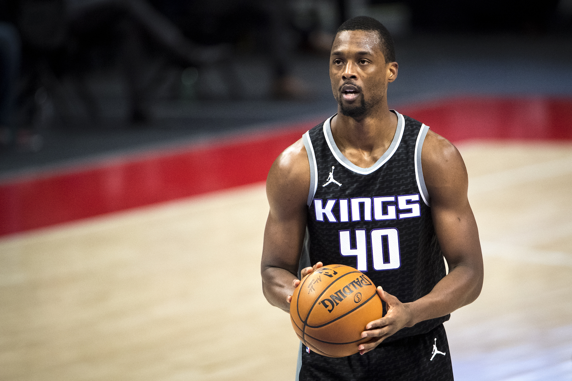 Sacramento Kings forward Harrison Barnes in NBA action