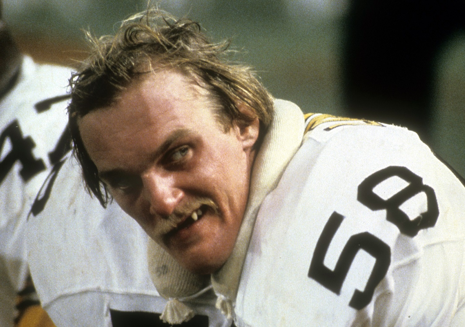 Pittsburgh Steelers linebacker Jack Lambert was an intimidating figure on the field