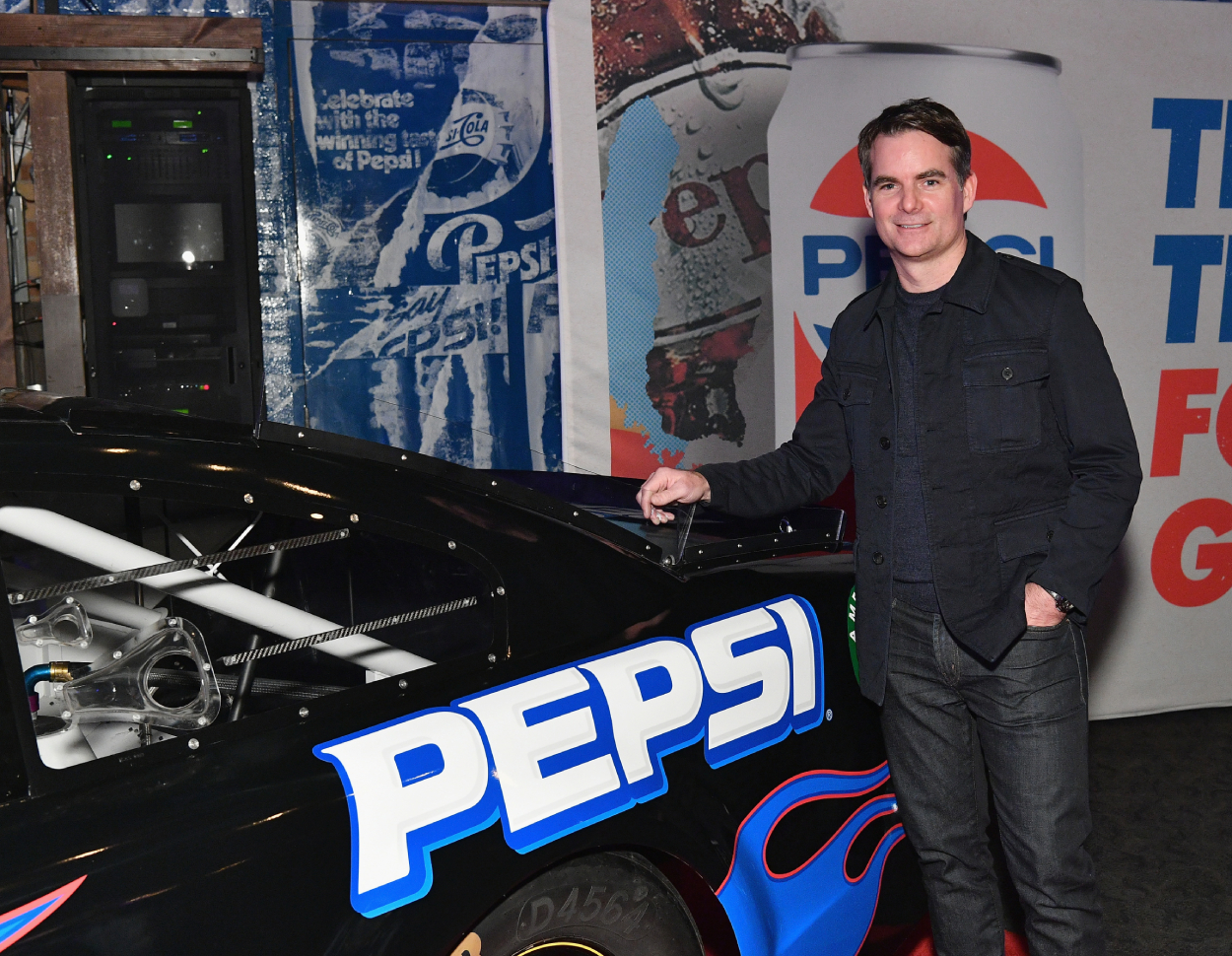 Jeff Gordon began his sponsorship with Pepsi during a cookout.