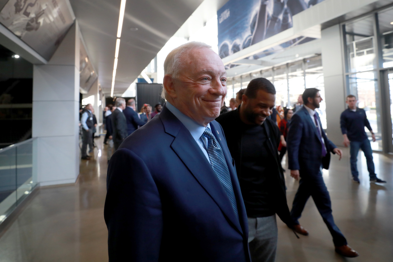 Cowboys owner Jerry Jones after introducing the team's new coach in 2020.