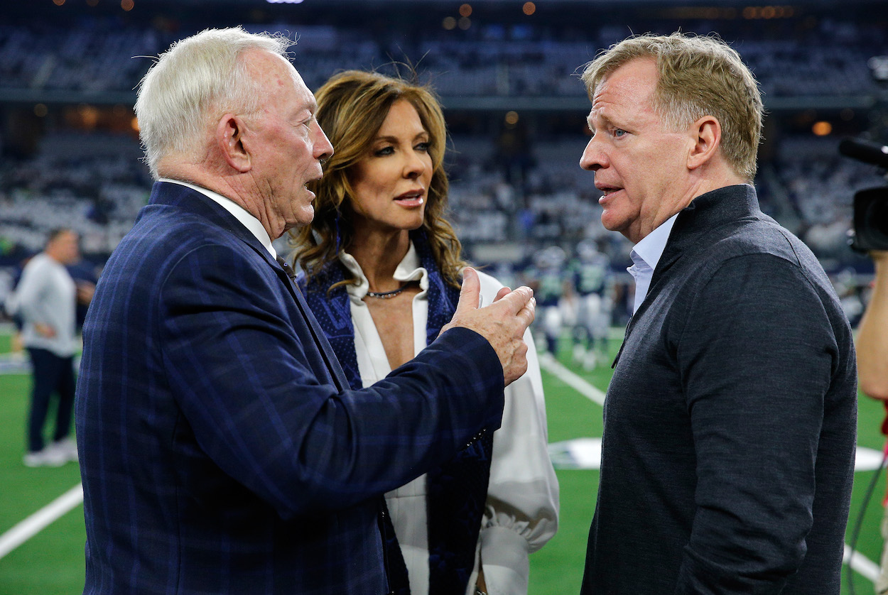 Jerry Jones and Roger Goodell