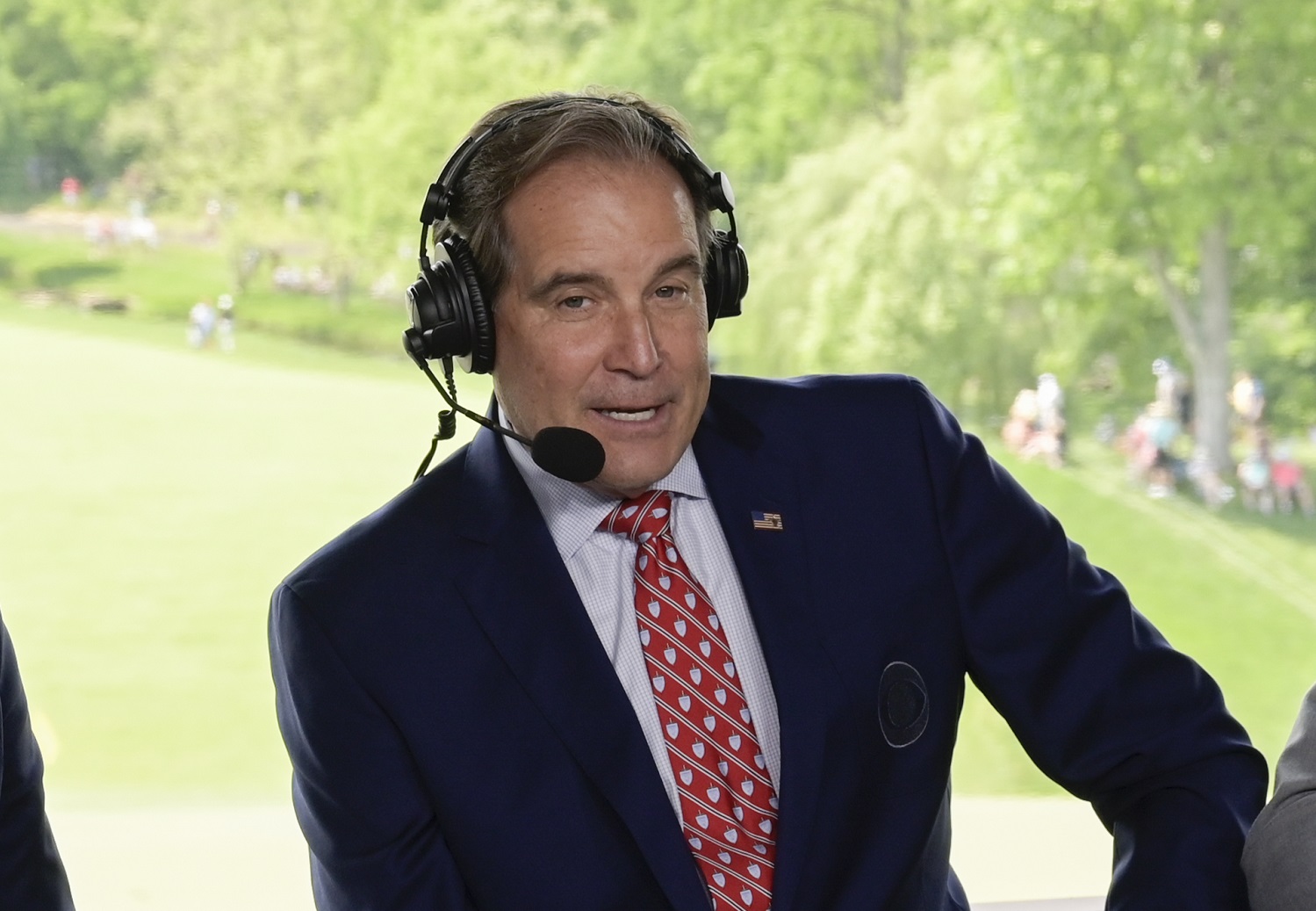 Jim Nantz, who teams with Tony Romo on NFL telecasts, has worked for CBS since 1985.