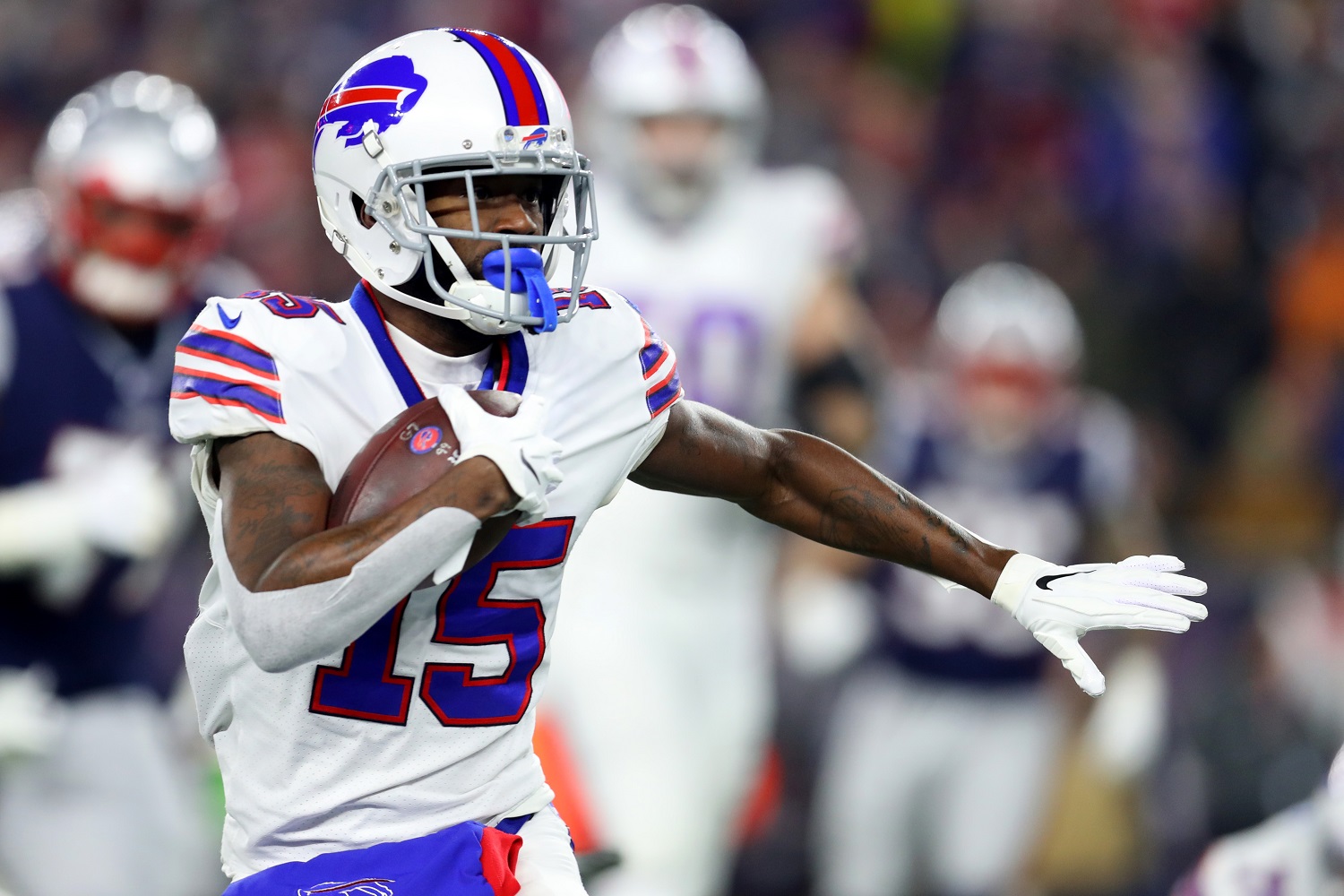 John Brown played just nine games for the 2020 Buffalo Bills. | Maddie Meyer/Getty Images