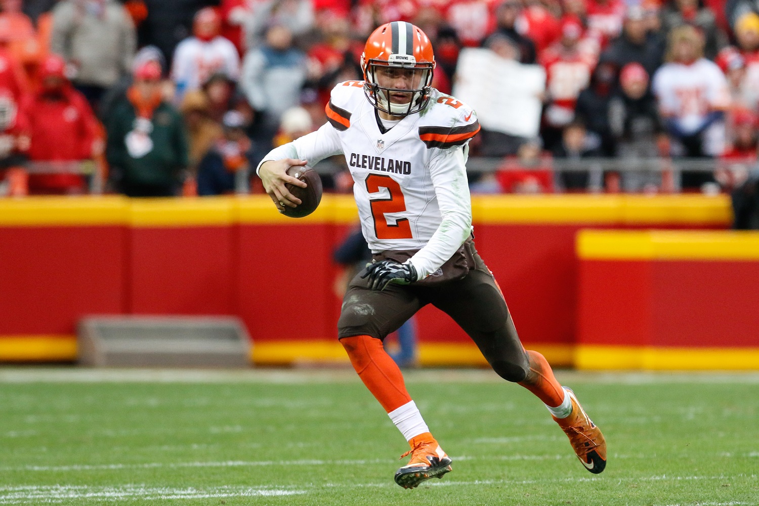 Johnny Manziel last two seasons in the NFL with the Cleveland Browns