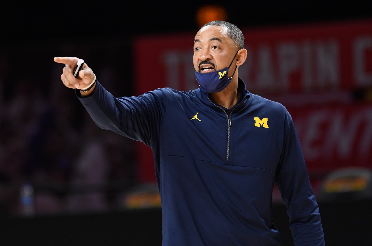 Michigan Wolverines head basketball coach Juwan Howard