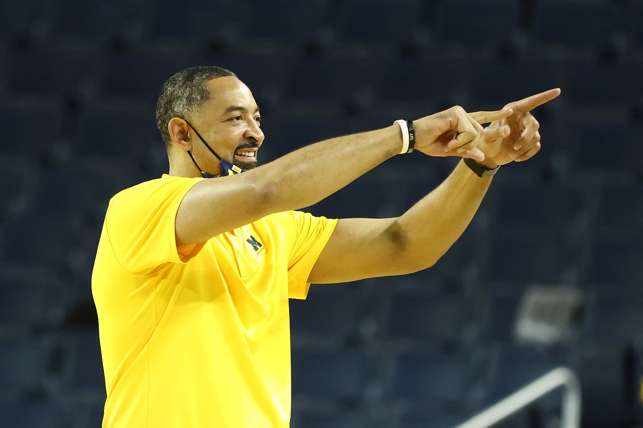 Michigan Wolverines head basketball coach Juwan Howard