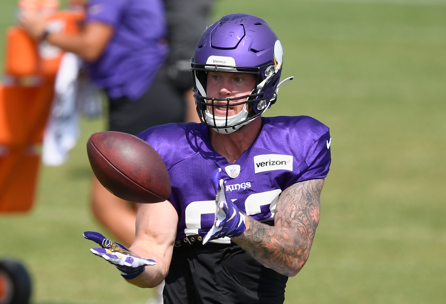 Kyle Rudolph never expected to land on the NFL's Minnesota Vikings but played a decade there.