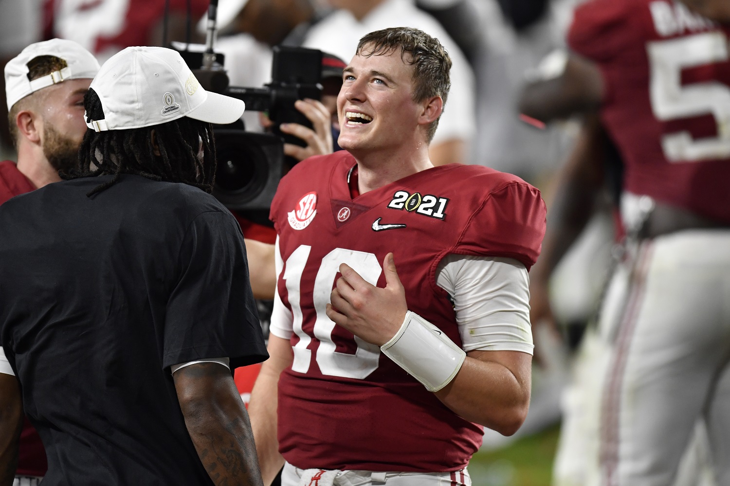 Quarterback Mac Jones will go high in the 2021 NFL draft after leading Alabama to its sixth FBS championship in 12 seasons.
