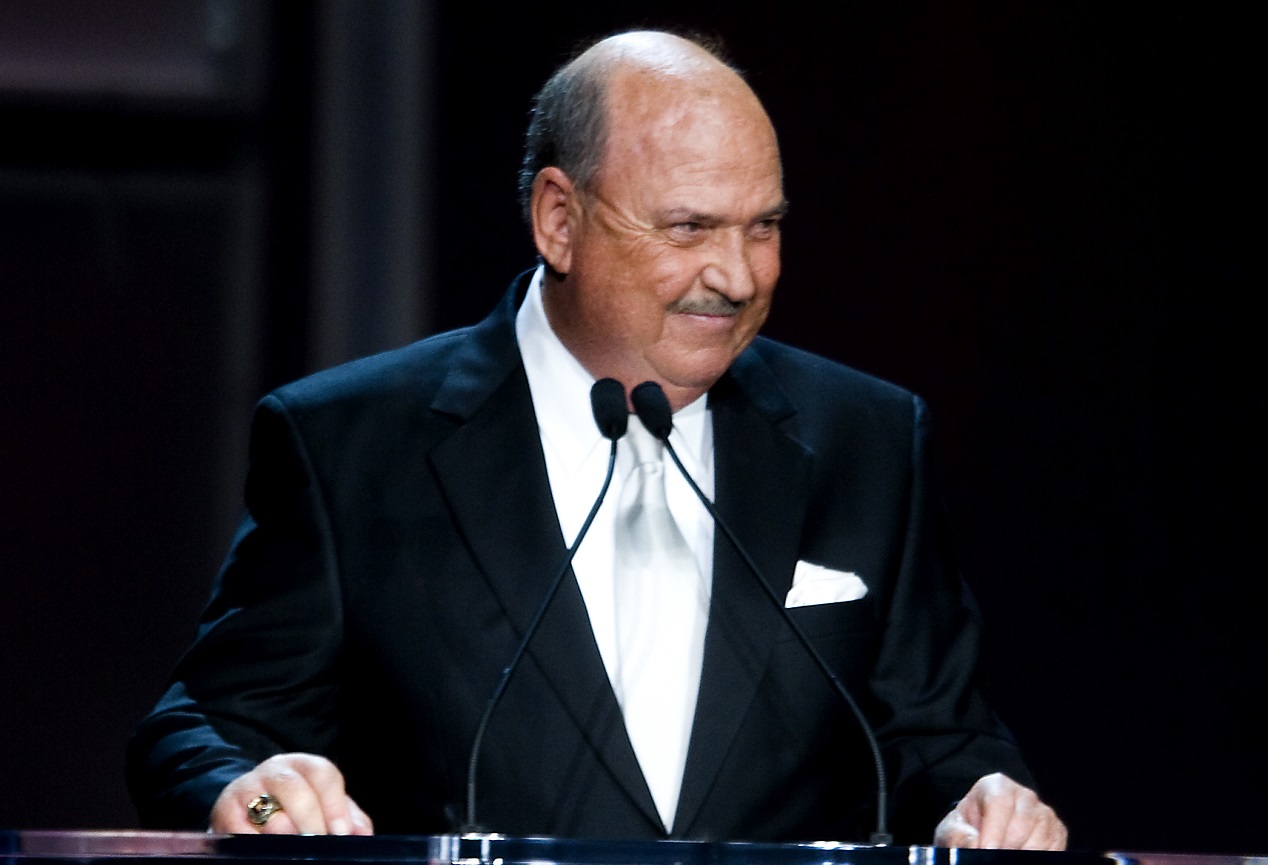 WWE Hall of Famer Mean Gene Okerlund at the 25th anniversary of WrestleMania