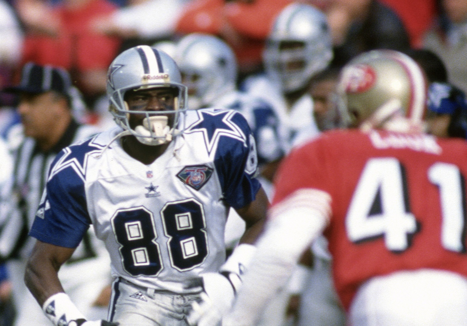 Michael Irvin played on three Dallas Cowboys SUper Bowl teams.