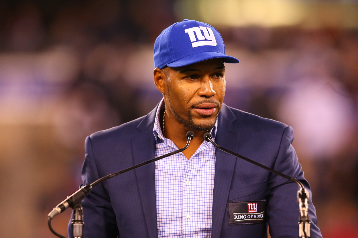 New York Giants legend Michael Strahan.