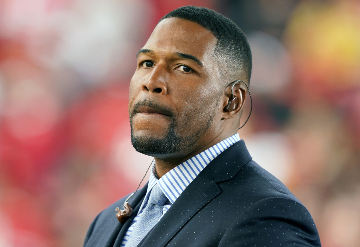 New York Giants legend Michael Strahan.