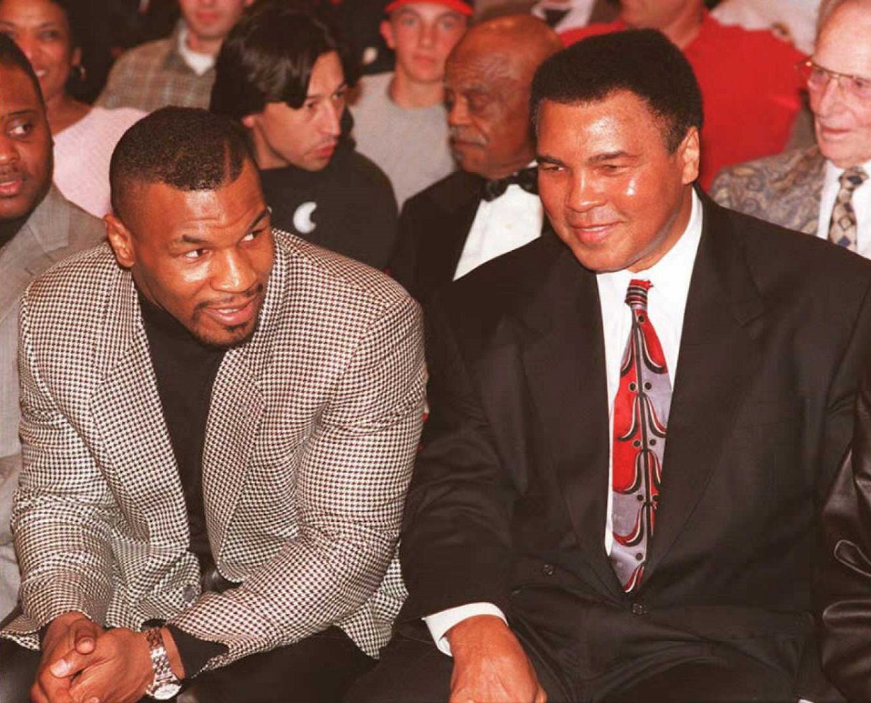 Mike Tyson and Muhammad Ali