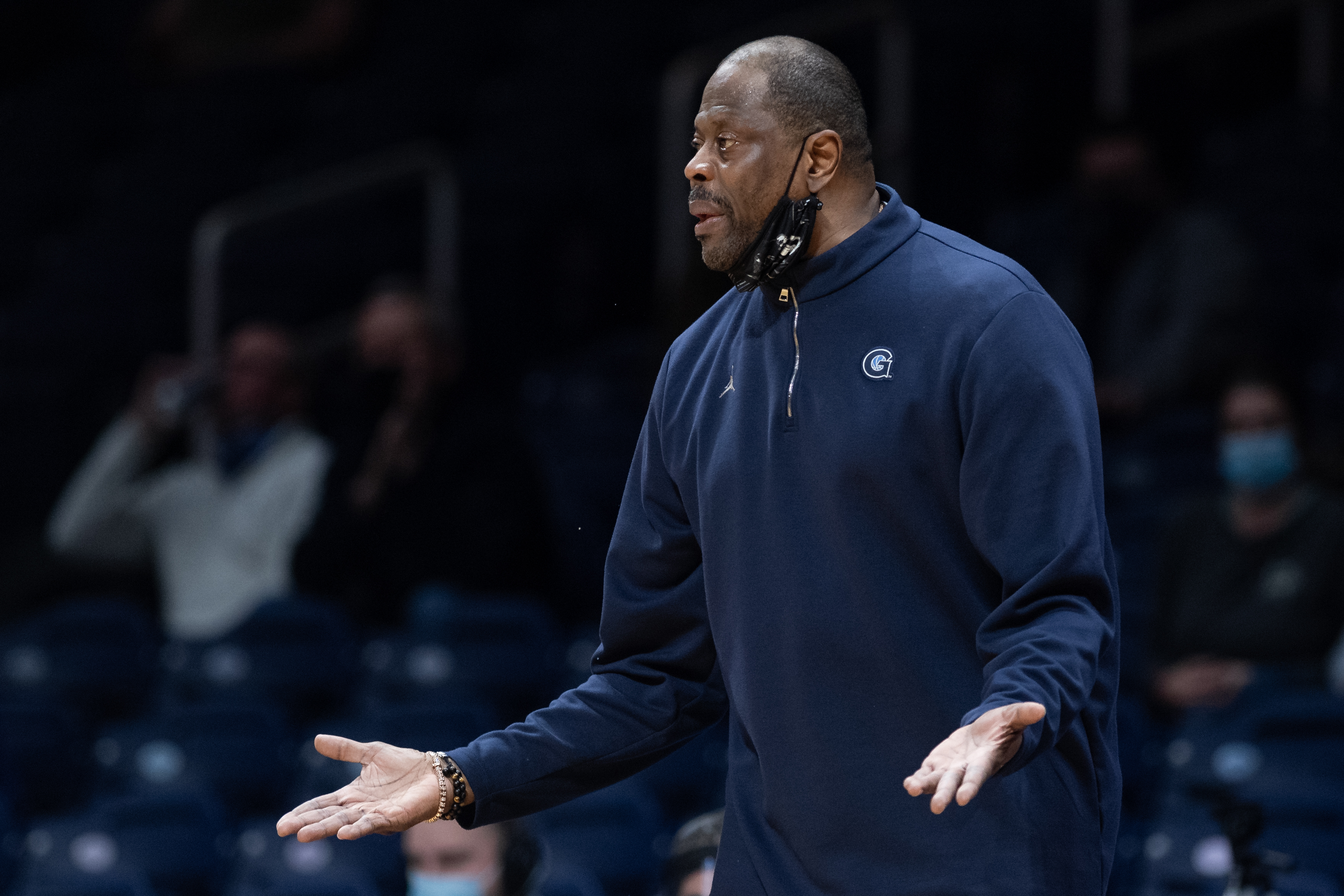 Patrick Ewing of the Georgetown Hoyas