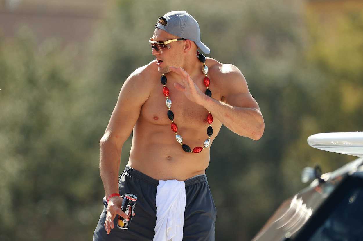 Rob Gronkowski has plenty to celebrate after banking $1.8 million in one weekend
