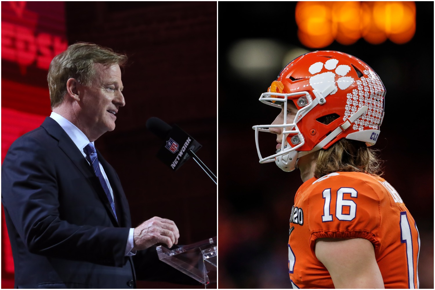 Trevor Lawrence Officially Won’t Be the First Player to Shake Hands With Roger Goodell at the 2021 NFL Draft
