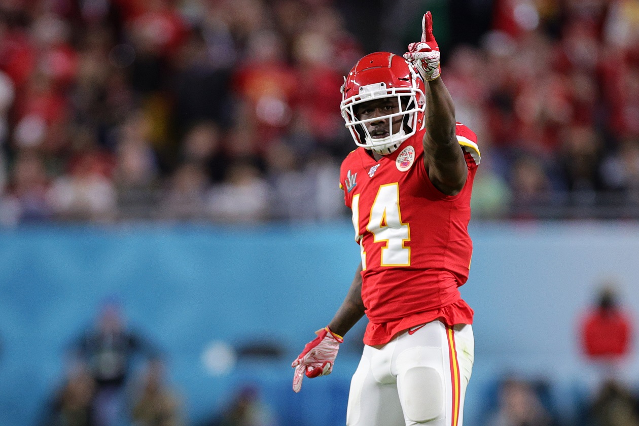 Kansas City Chiefs WR Sammy Watkins in Super Bowl LIV