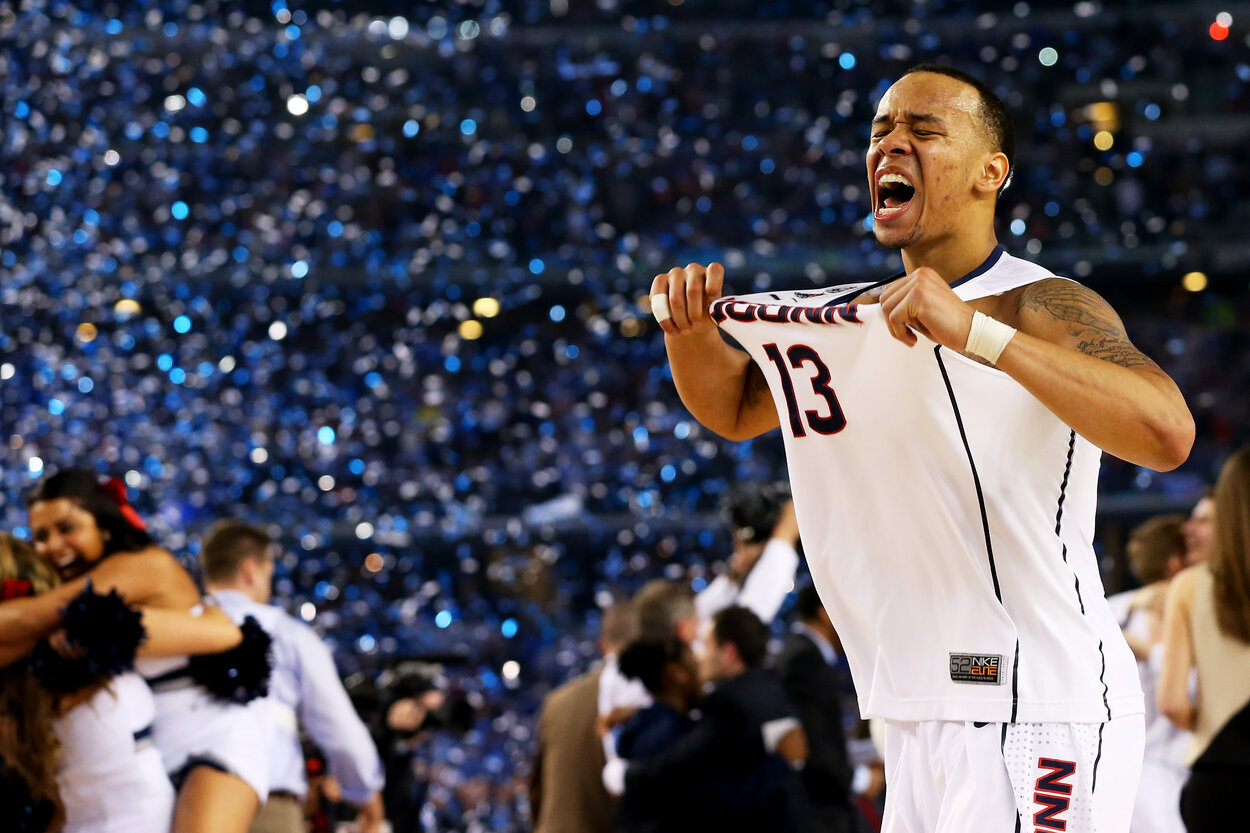 UConn Huskies guard Shabazz Napier became a March Madness hero in 2014.