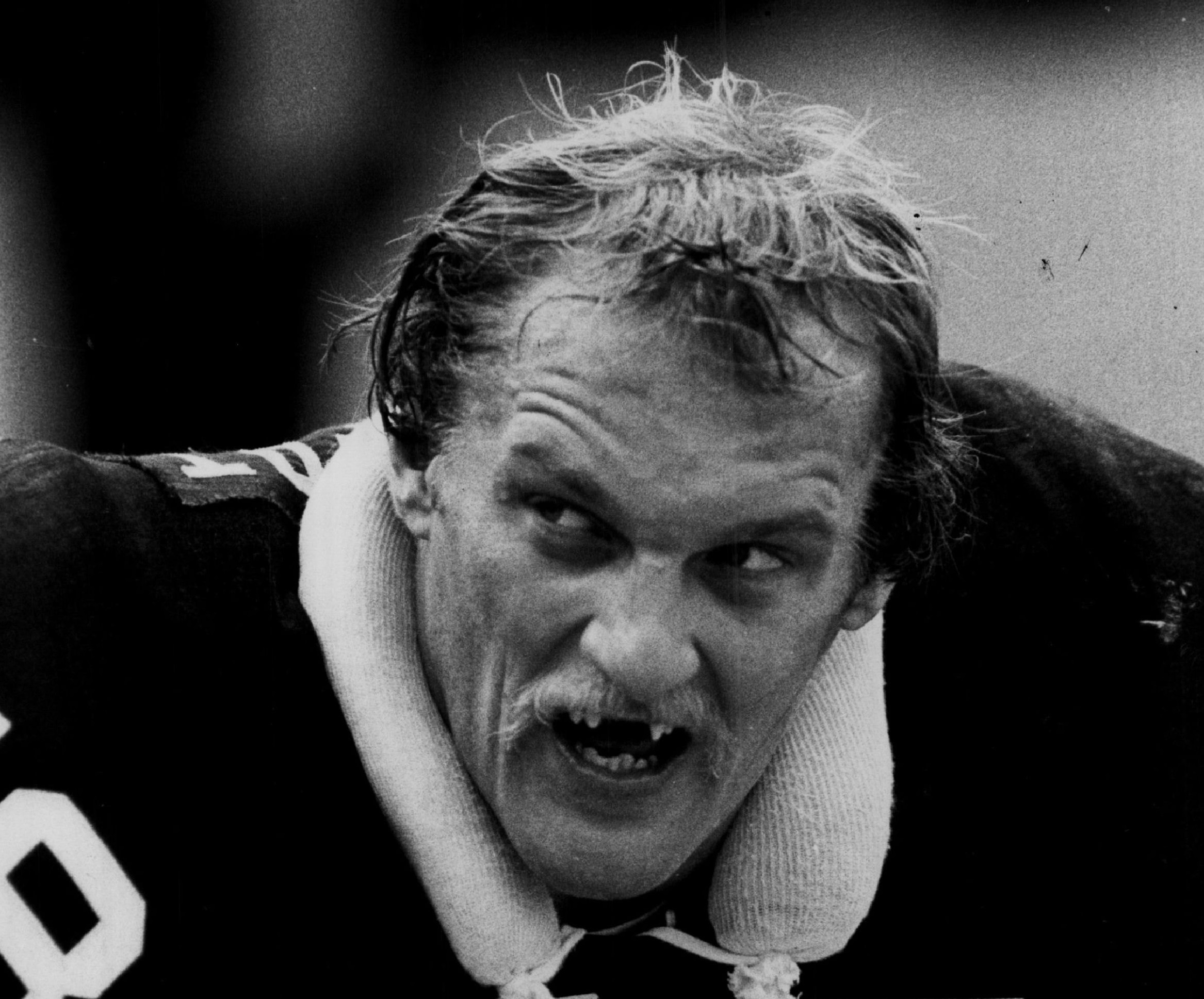 Pittsburgh Steelers linebacker Jack Lambert was an intimidating figure with his trademark scowl. | Sporting News via Getty Images