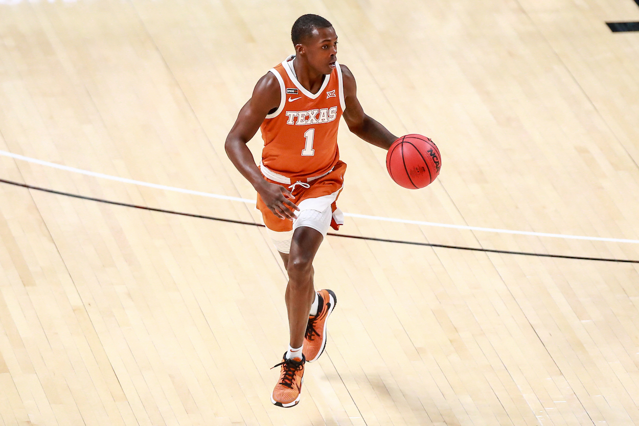 Texas Longhorns guard Andrew Jones