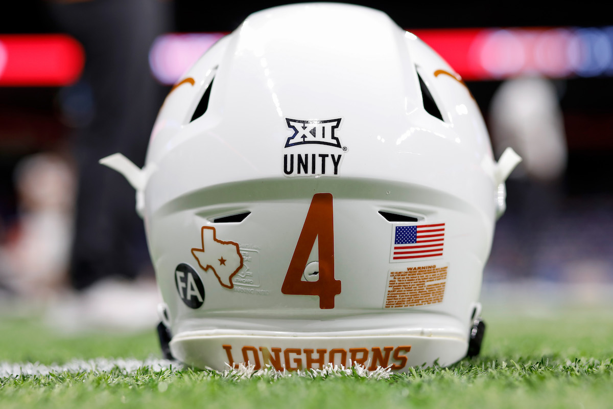 The University of Texas football helmet
