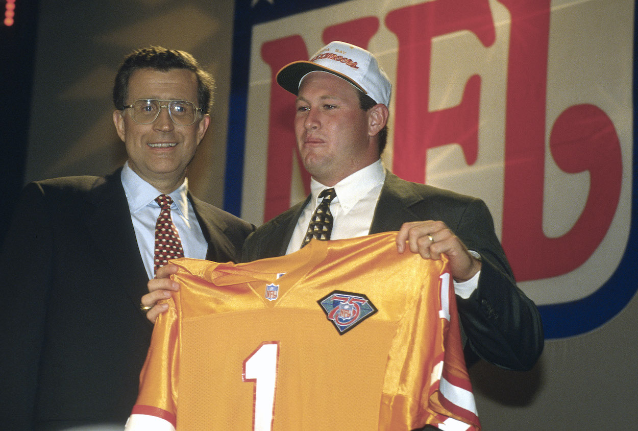 Former NFL Commissioner Paul Tagliabue and QB Trent Dilfer