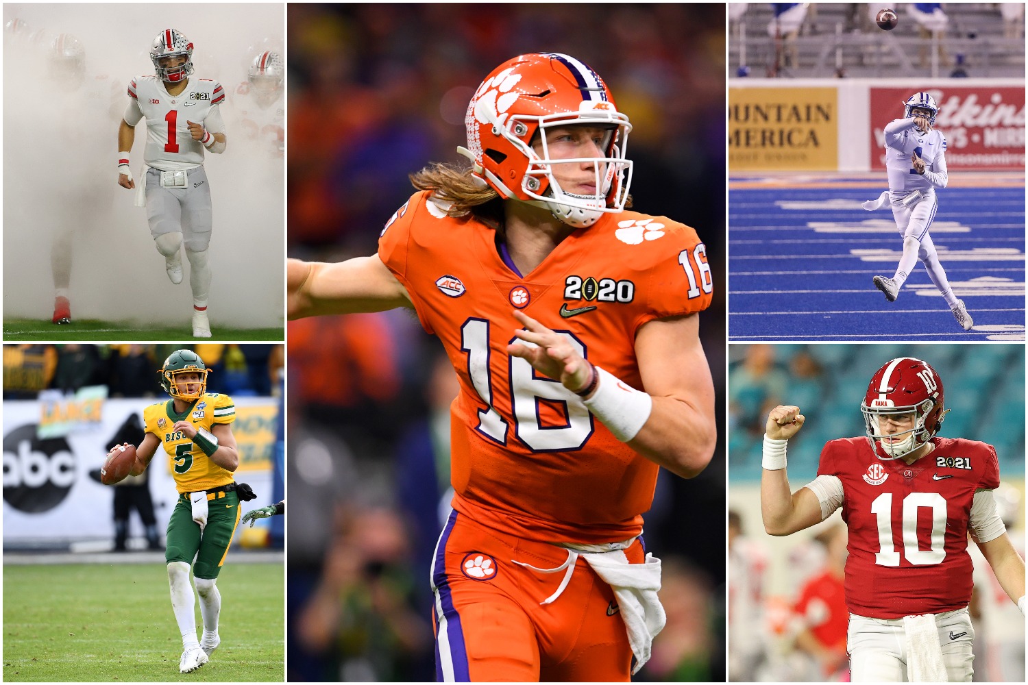 The top quarterback prospects for the 2021 NFL draft include Trevor Lawrence, Justin Fields, Zach Wilson, Trey Lance, and Mac Jones.