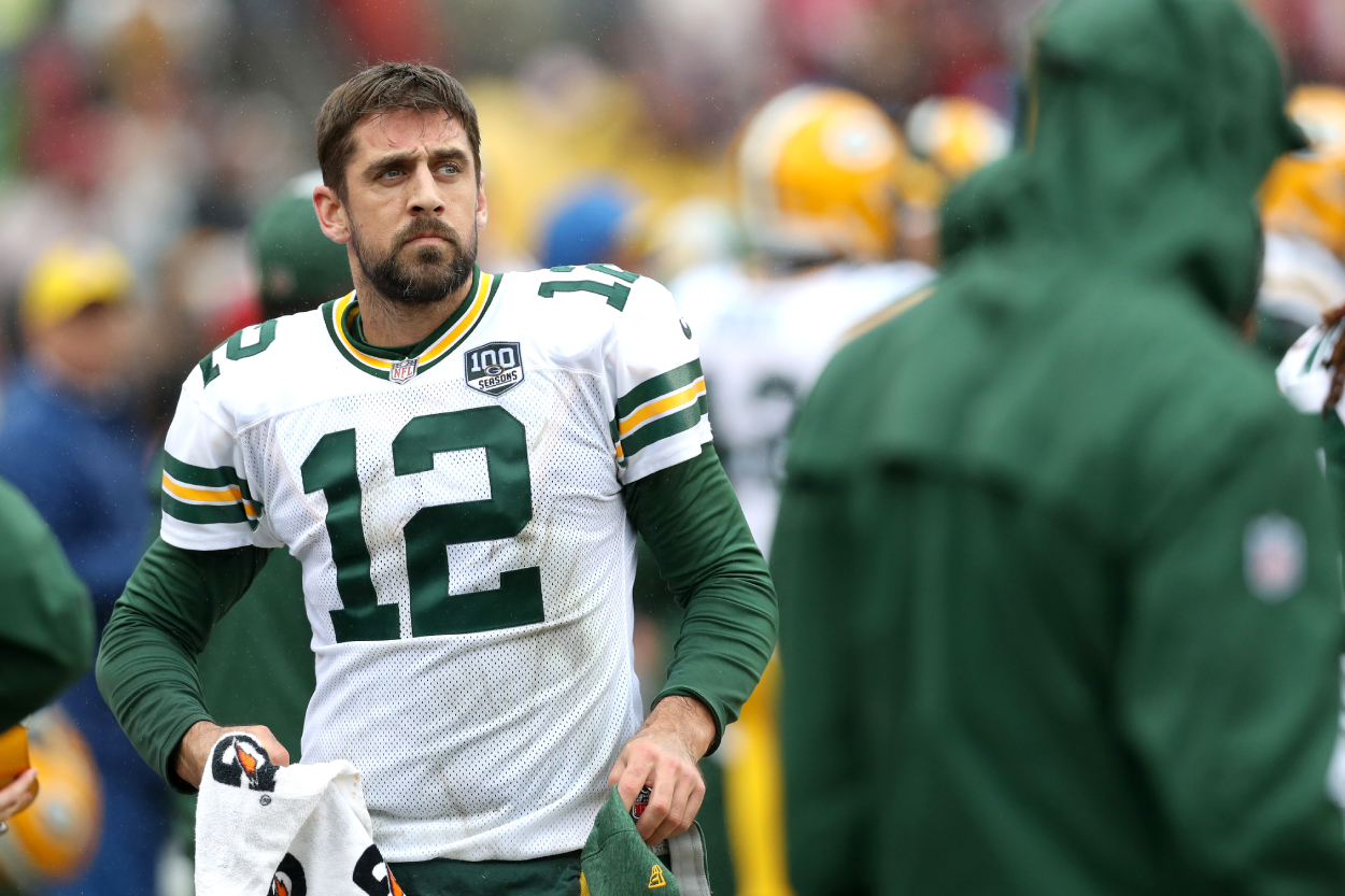 Packers quarterback Aaron Rodgers in 2018.