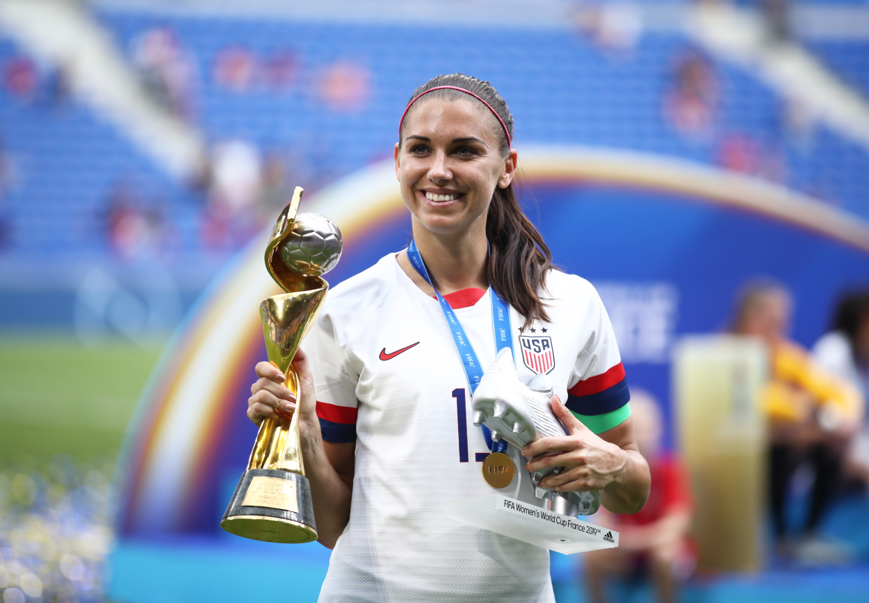 Soccer star Alex Morgan, who is making history with her latest business venture.