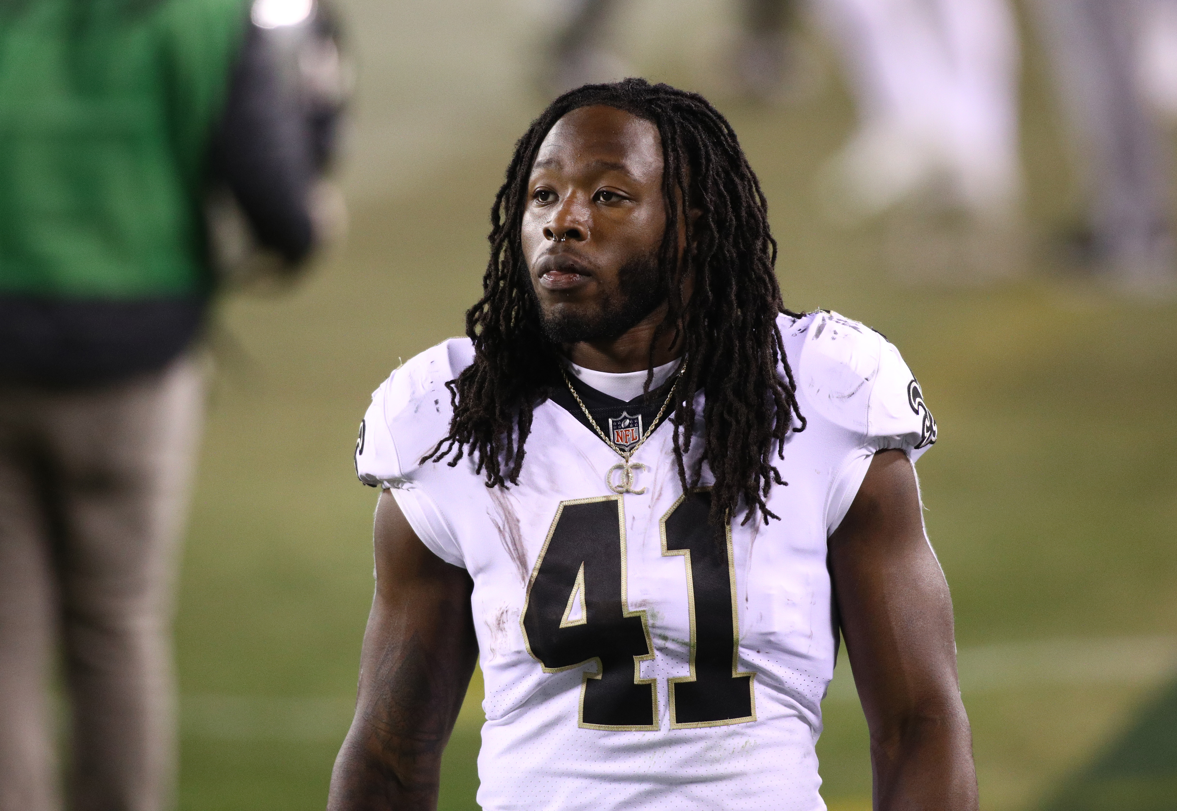 New Orleans Saints running back Alvin Kamara is consistently one of the top offensive threats in the NFL. | Kyle Ross/Icon Sportswire via Getty Images