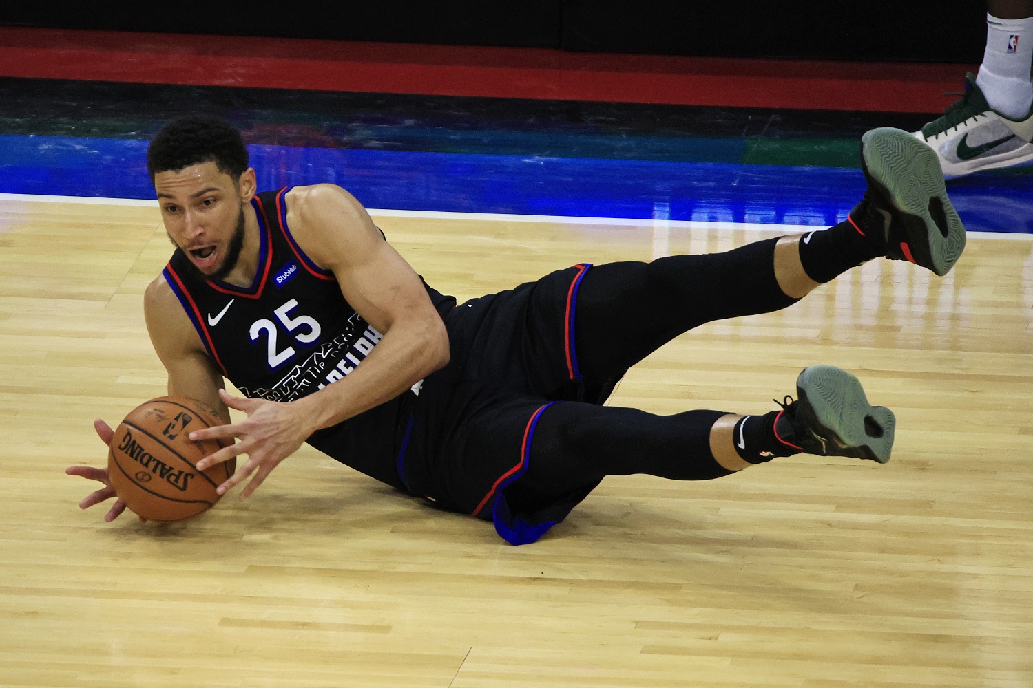 Former No. 1 draft pick Ben Simmons is in his fourth season with the Philadelphia 76ers. | Corey Perrine/Getty Images