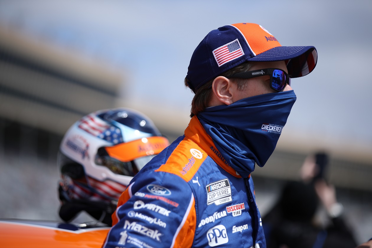 Brad Keselowski, driver of the No. 2 Ford