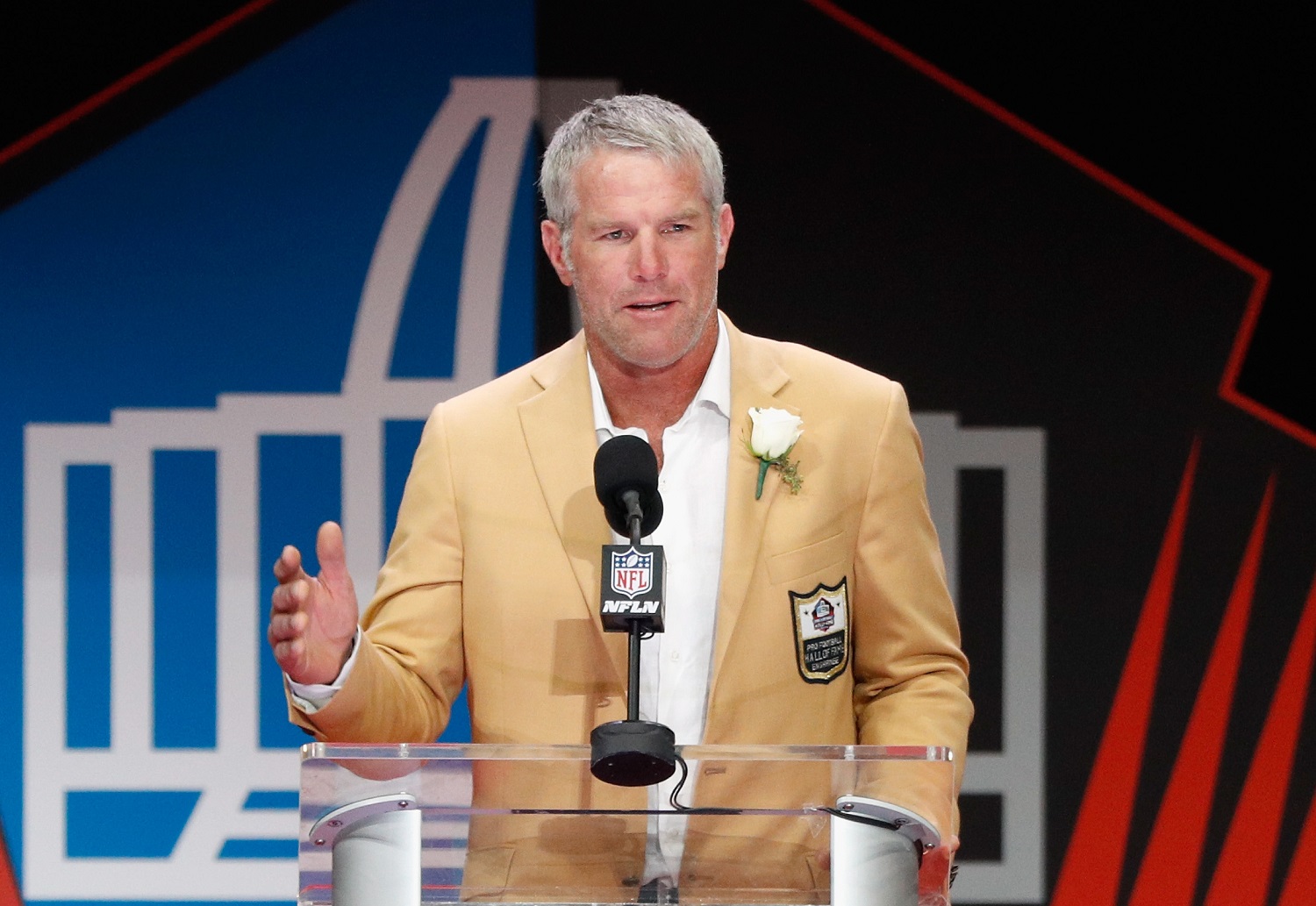 Green Bay Packers legend Brett Favre was inducted into the Pro Football Hall of Fame in 2016.