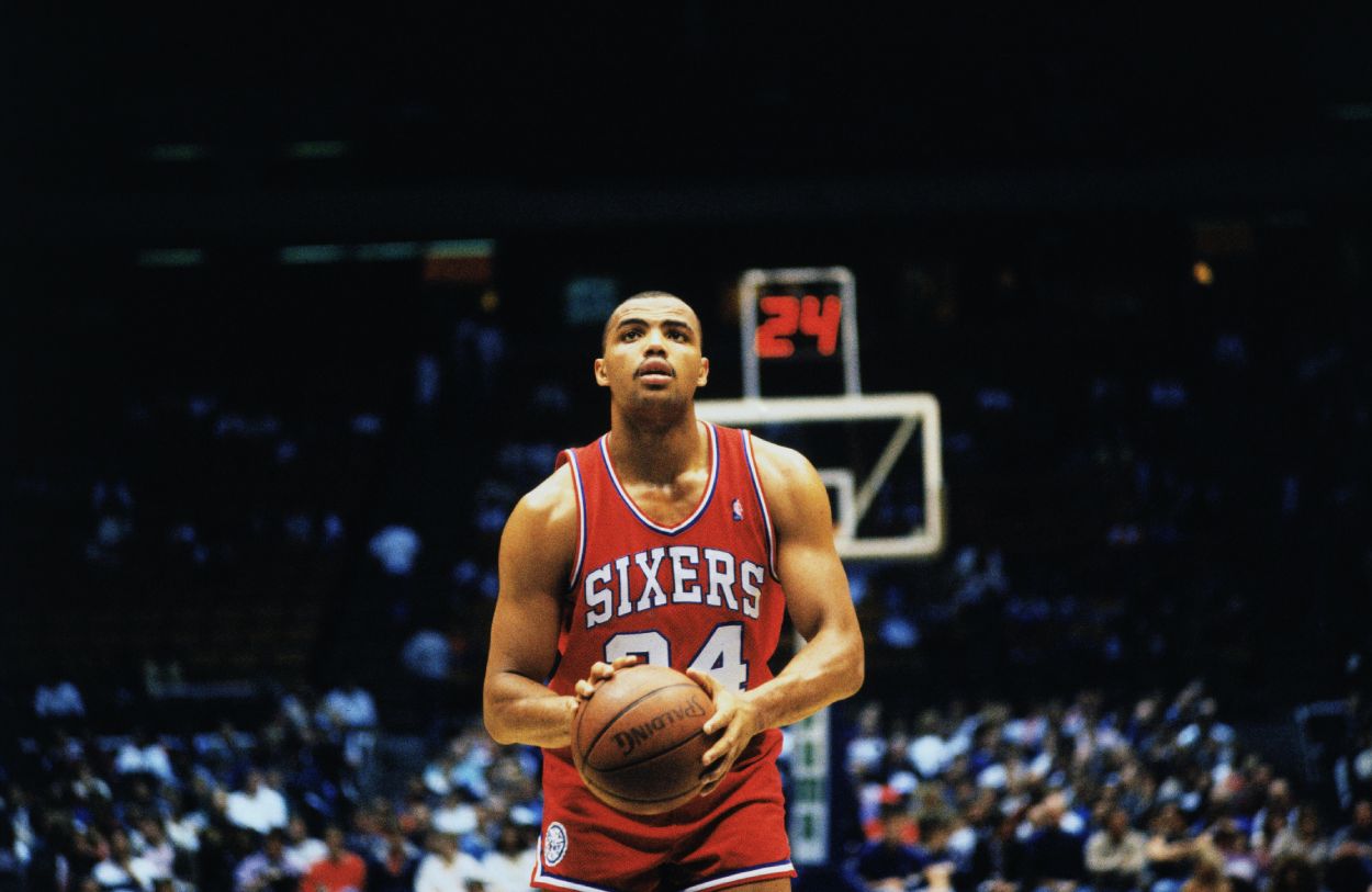Philadelphia 76ers star Charles Barkley.